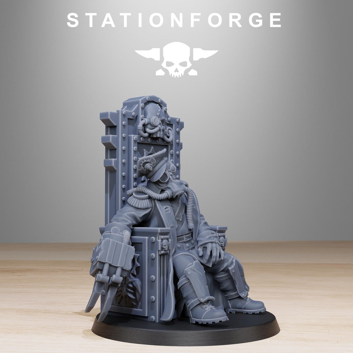 GrimGuard The Fallen Officer – Astra Militarum Proxy