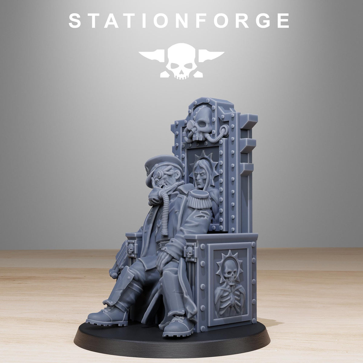 GrimGuard The Fallen Officer – Astra Militarum Proxy
