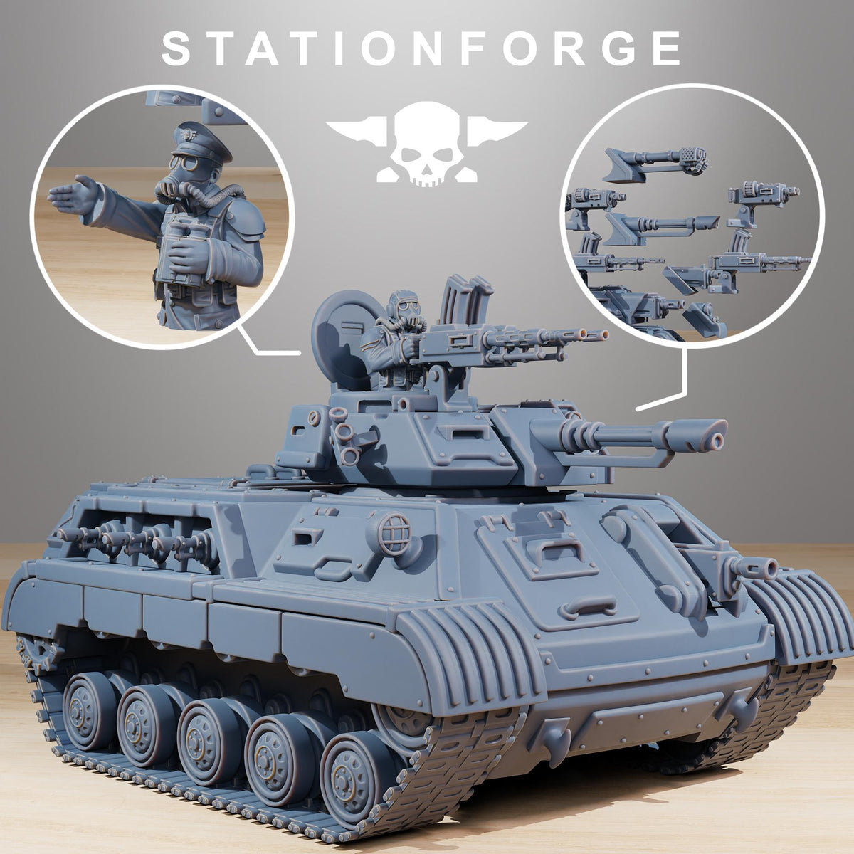 GrimGuard Support Tank – Astra Militarum Proxy