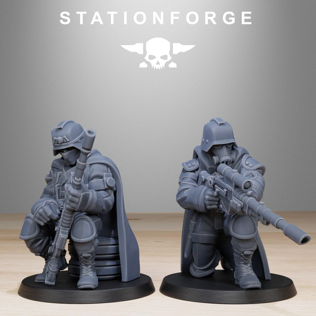 GrimGuard Snipers – Astra Militarum Proxy