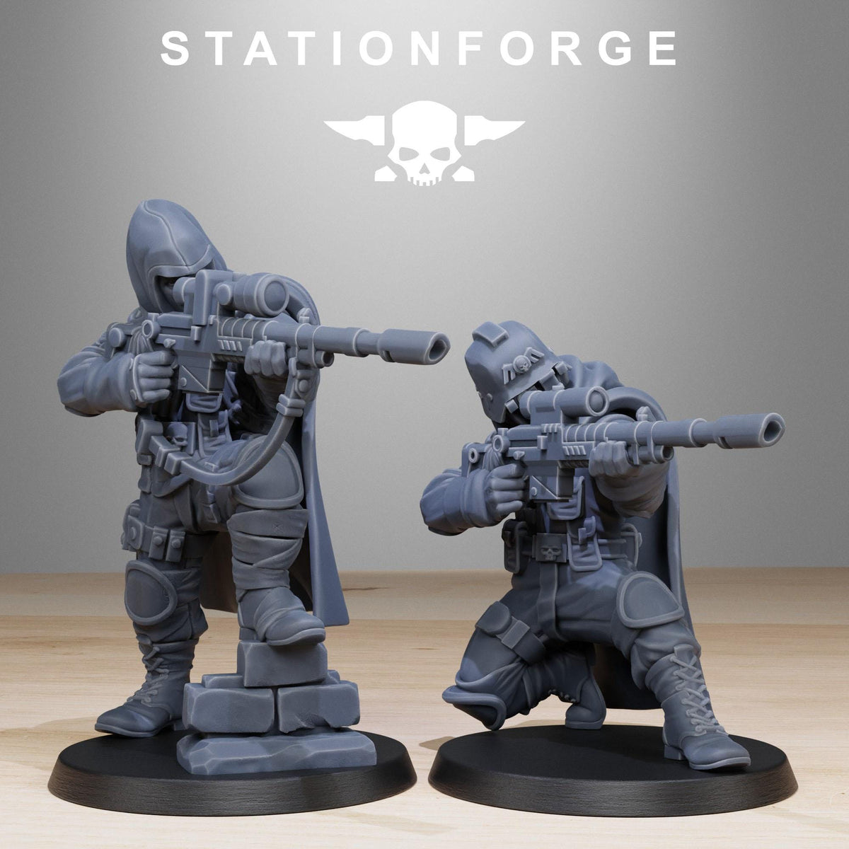 GrimGuard Snipers – Astra Militarum Proxy