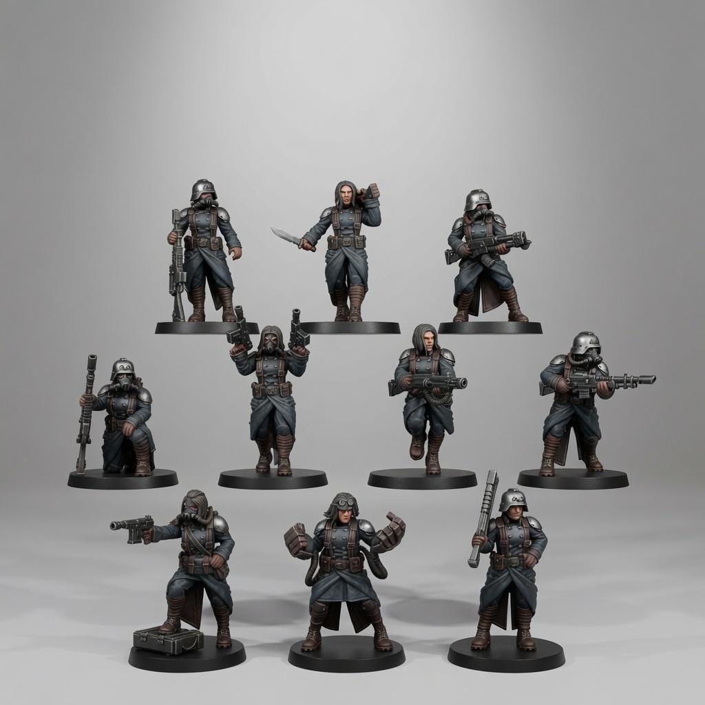 GrimGuard Sisters Of War – Astra Militarum Proxy