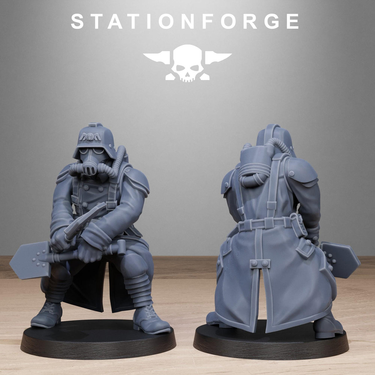 GrimGuard Shovel Fighters – Astra Militarum Proxy