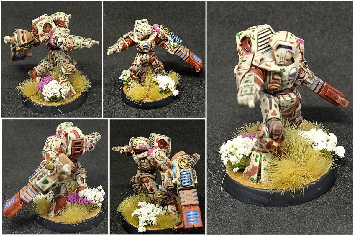 Greater Good VX18 Infiltration Suit – T'au Empire Proxy, Wargame Exclusive – 3D printed 16K resin miniature – photo 2 of 9