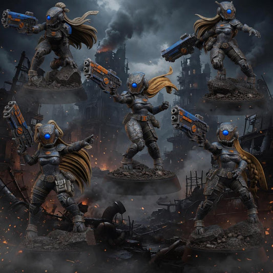 Greater Good Trailseekers T1 – T'au Empire Proxy, Wargame Exclusive – 3D printed 16K resin miniature – main photo