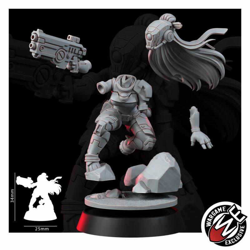 Greater Good Trailseekers T1 – T'au Empire Proxy, Wargame Exclusive – 3D printed 16K resin miniature – photo 9 of 13