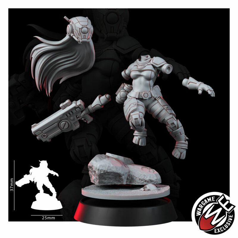Greater Good Trailseekers T1 – T'au Empire Proxy, Wargame Exclusive – 3D printed 16K resin miniature – photo 12 of 13