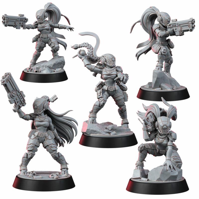 Greater Good Trailseekers T2 – T'au Empire Proxy, Wargame Exclusive – 3D printed 16K resin miniature – photo 2 of 13