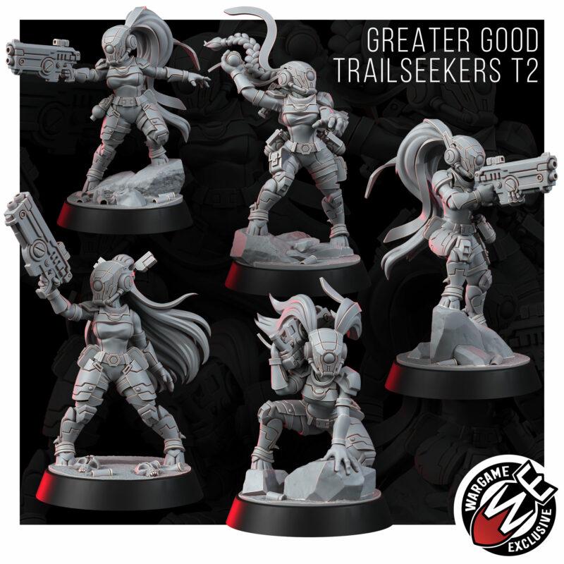 Greater Good Trailseekers T2 – T'au Empire Proxy, Wargame Exclusive – 3D printed 16K resin miniature – photo 3 of 13