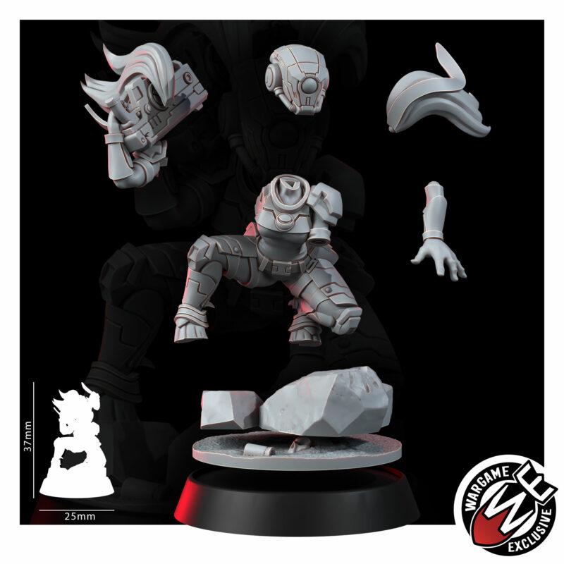 Greater Good Trailseekers T2 – T'au Empire Proxy, Wargame Exclusive – 3D printed 16K resin miniature – photo 10 of 13