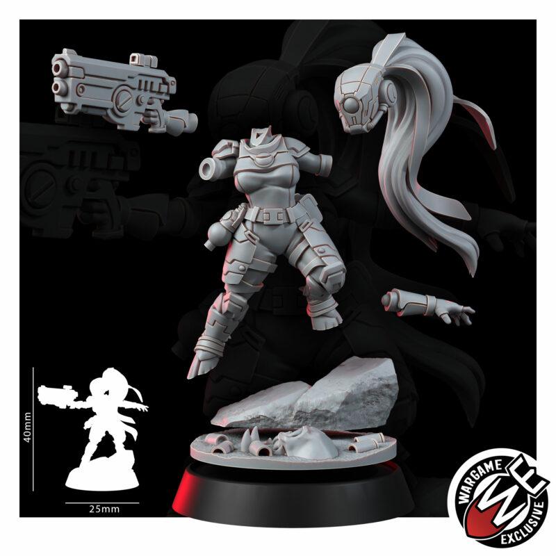 Greater Good Trailseekers T2 – T'au Empire Proxy, Wargame Exclusive – 3D printed 16K resin miniature – photo 9 of 13