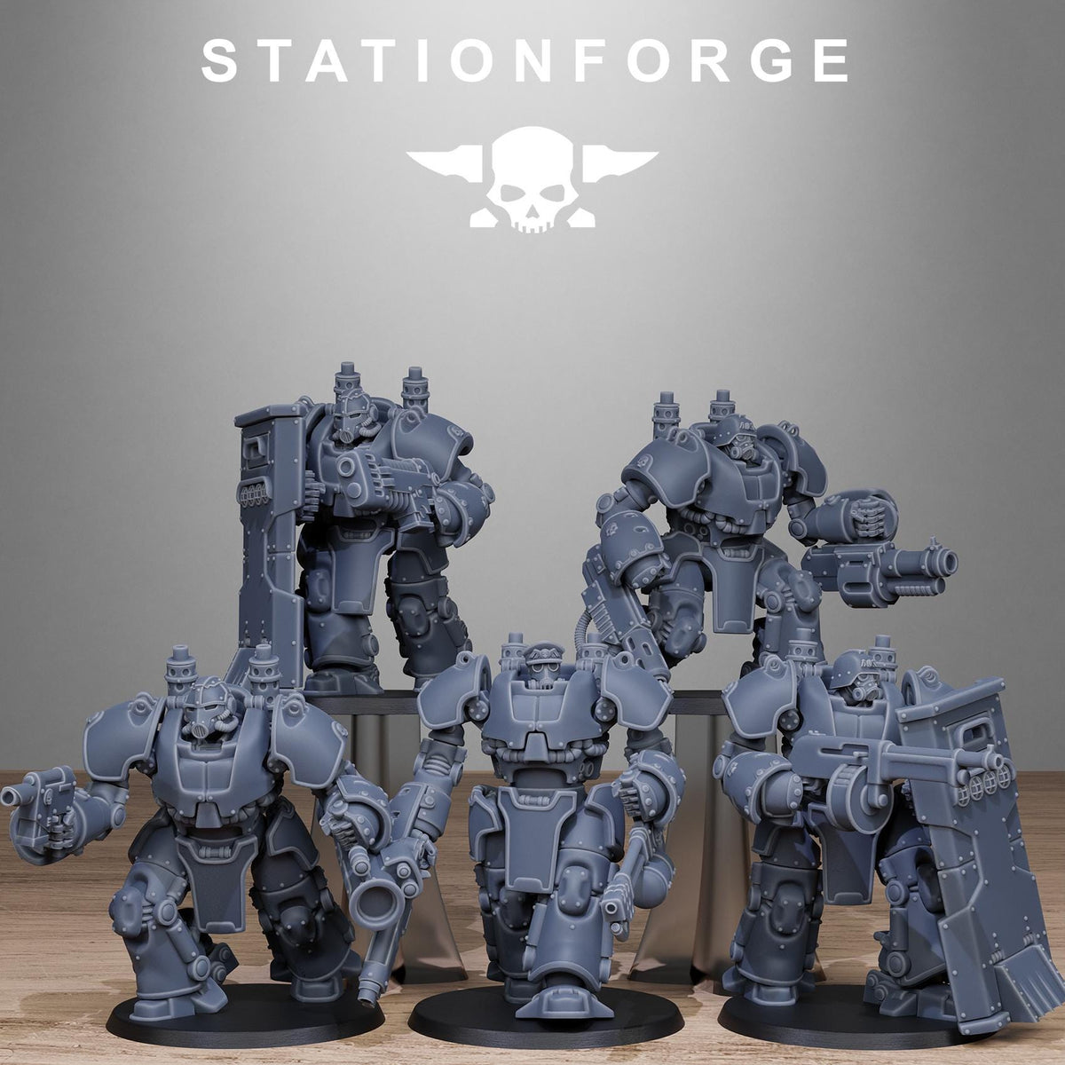 Grimguard Power Armor – Astra Militarum Proxy