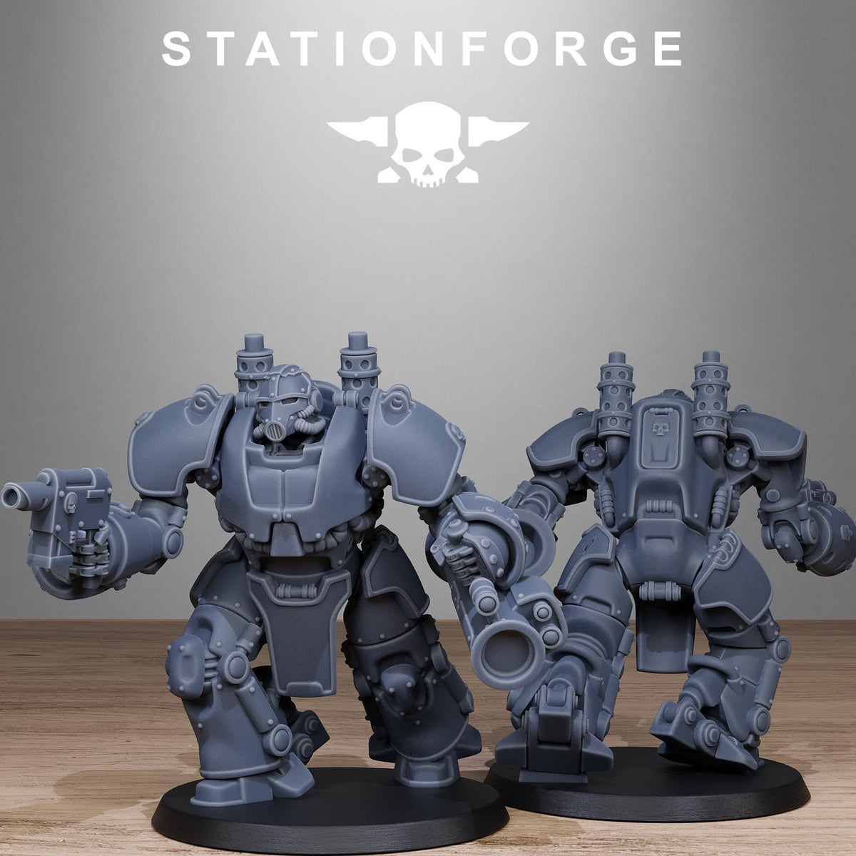 Grimguard Power Armor – Astra Militarum Proxy