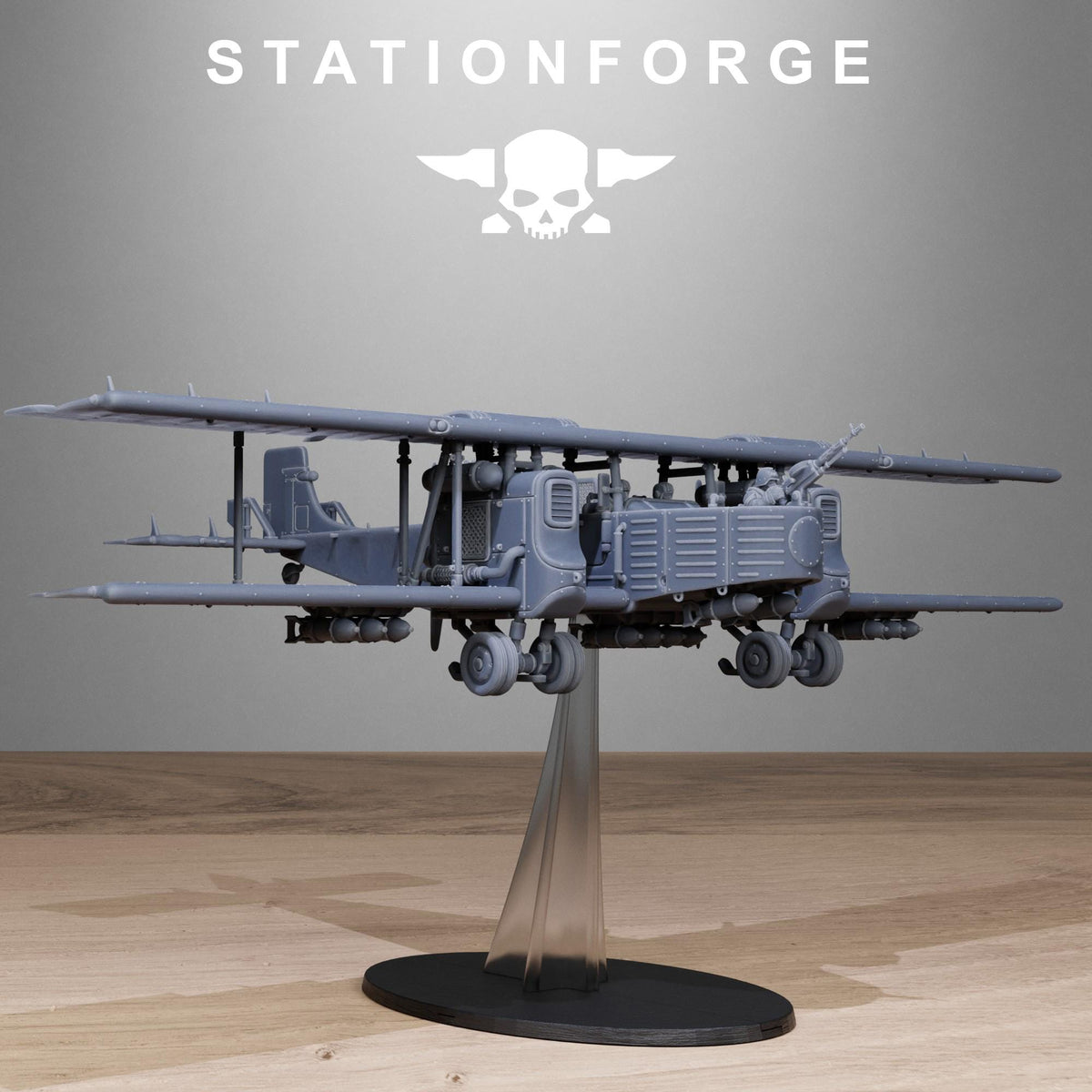 Grimguard Iron Biplane – Astra Militarum Proxy