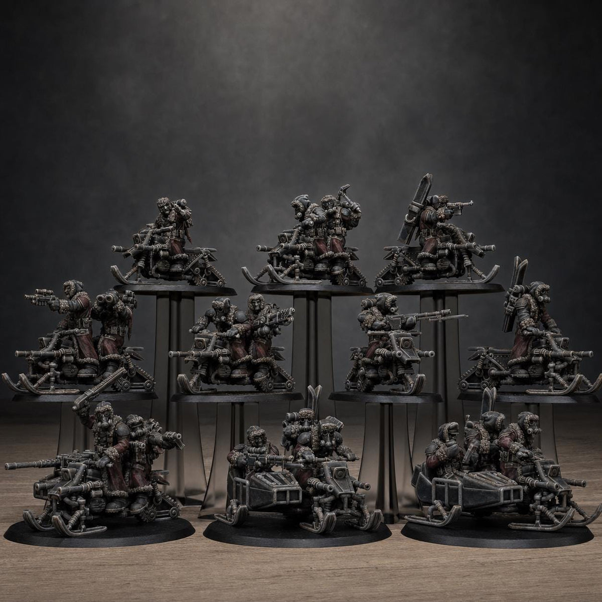 Grimguard Frostwatch Snowbikers – Astra Militarum Proxy