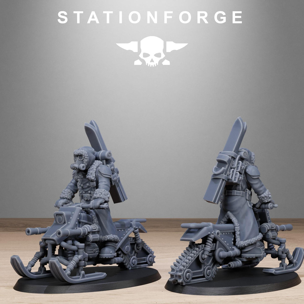 Grimguard Frostwatch Snowbikers – Astra Militarum Proxy