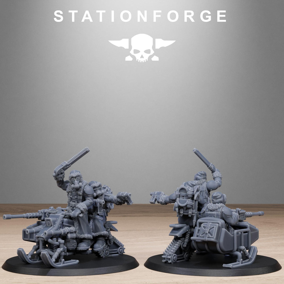 Grimguard Frostwatch Snowbikers – Astra Militarum Proxy