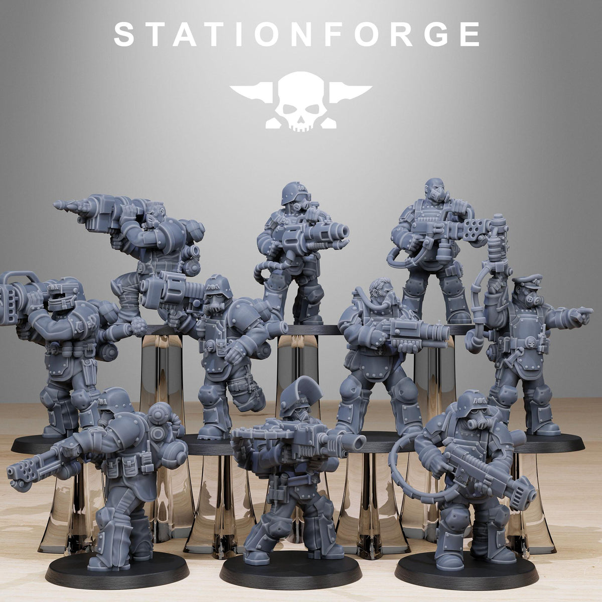 Grimguard Armored Squad Reborn – Astra Militarum Proxy