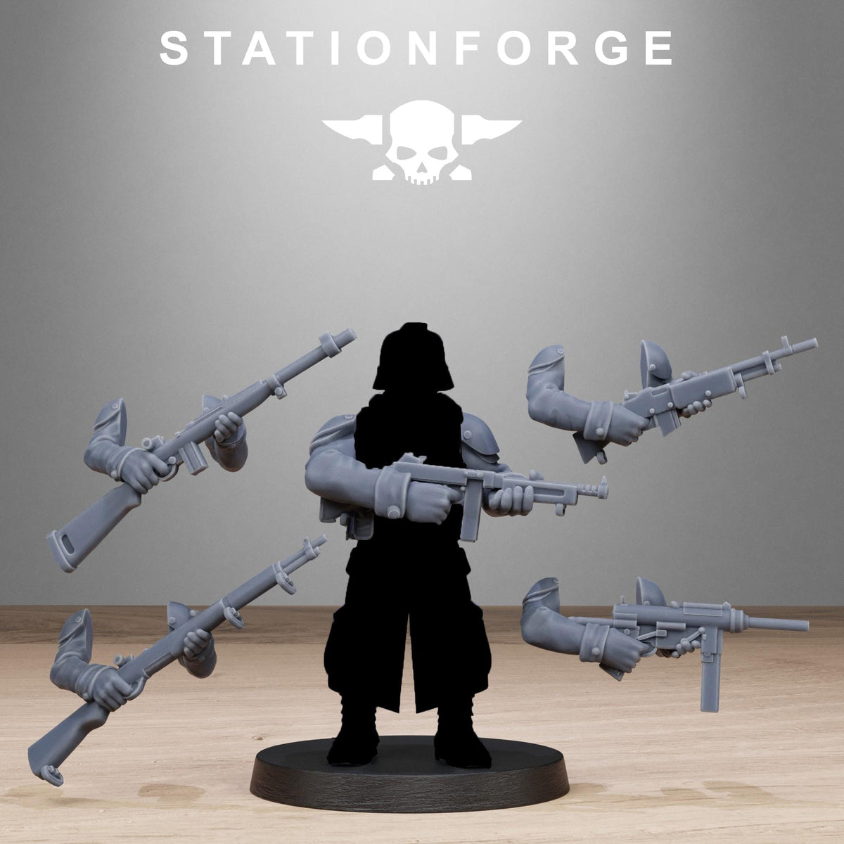Grimguard American Weapon Pack – Astra Militarum Proxy