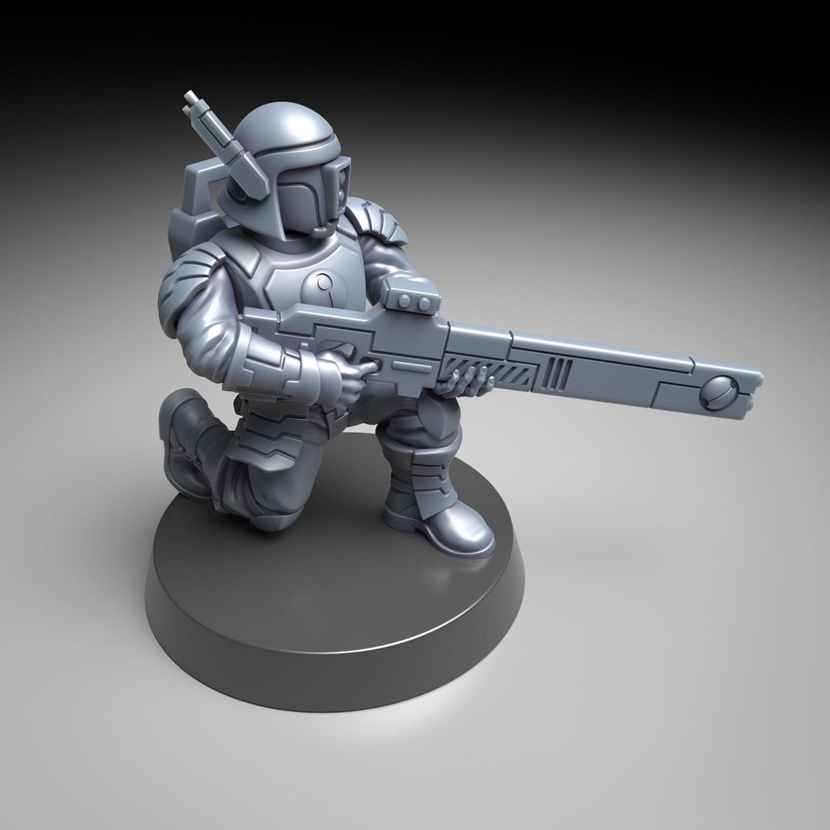Greater Good Human Helpers – T'au Empire Proxy, Wargame Exclusive – 3D printed 16K resin miniature – photo 6 of 9