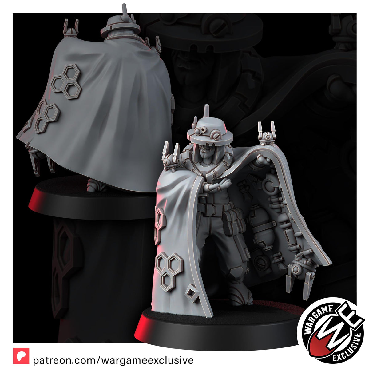 Greater Good The Necrocity Black Traders – T'au Empire Proxy, Wargame Exclusive – 16K resin miniature – photo 10 of 10