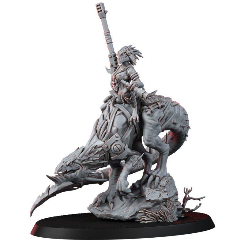 Greater Good Krooll Wild Rider – T'au Empire Proxy, Wargame Exclusive – 3D printed 16K resin miniature – photo 3 of 7