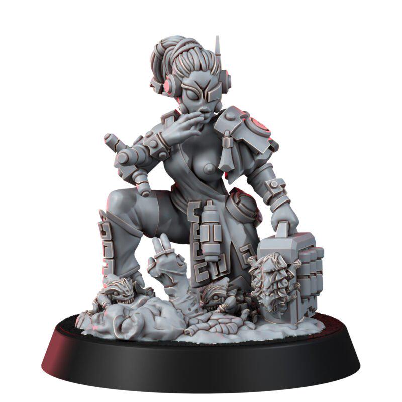 Greater Good Healer – T'au Empire Proxy, Wargame Exclusive – 3D printed 16K resin miniature – photo 5 of 9