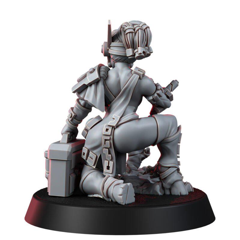 Greater Good Healer – T'au Empire Proxy, Wargame Exclusive – 3D printed 16K resin miniature – photo 7 of 9