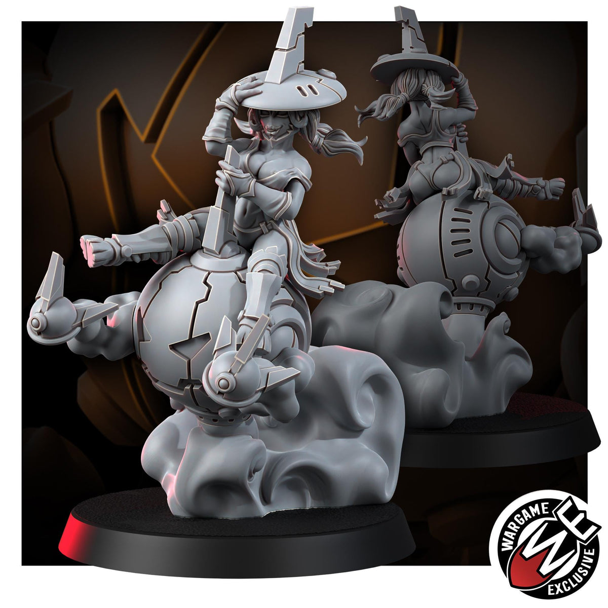 Greater Good Drone Witch – T'au Empire Proxy, Wargame Exclusive – 3D printed 16K resin miniature – photo 5 of 6