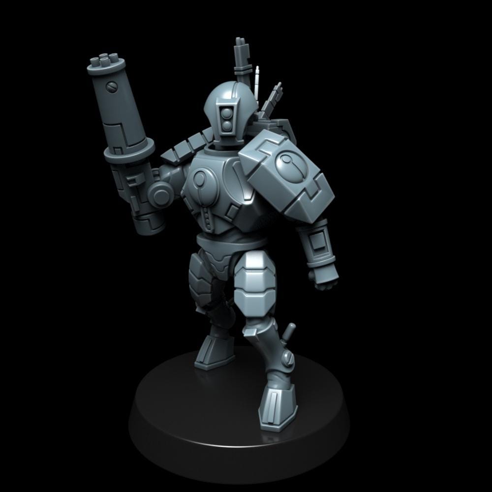 Greater Good EX15 Stealth Suits – T'au Empire Proxy, Wargame Exclusive – 3D printed 16K resin miniature – photo 3 of 6