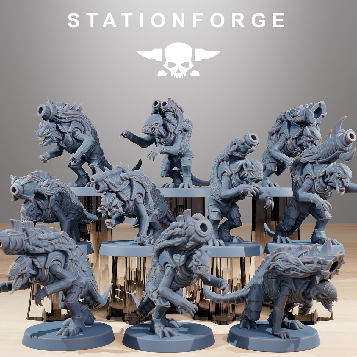 Xenarid Mortars – Warhammer 40k Compatible Miniature