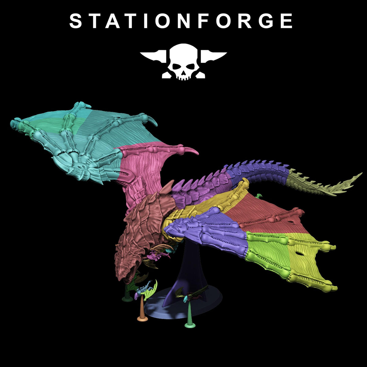 Xenarid Dragon – Warhammer 40k Compatible Miniature