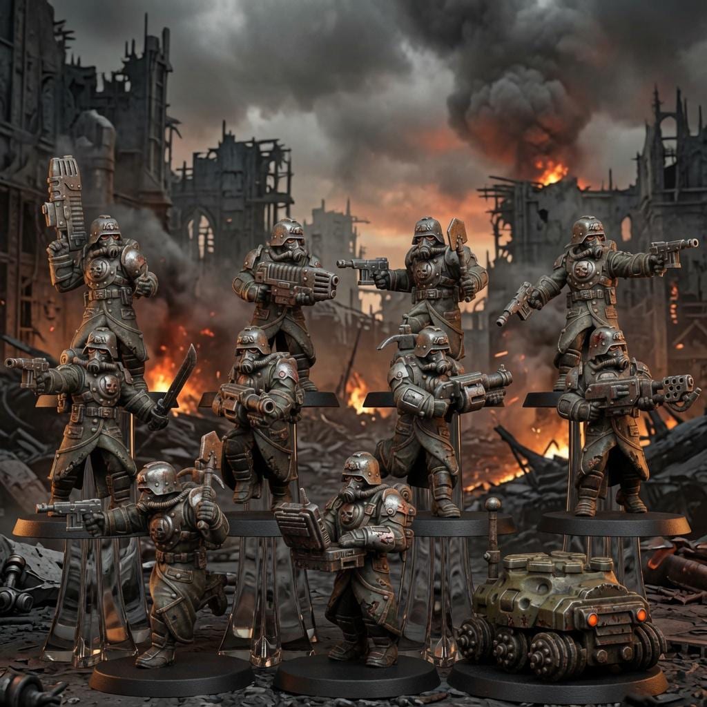 Grimguard Bombardiers – Astra Militarum Proxy