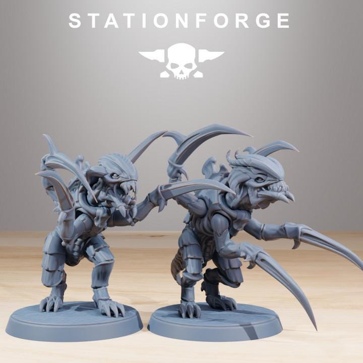 Xenarid Infantry Melee Unit – Warhammer 40k Compatible Miniature