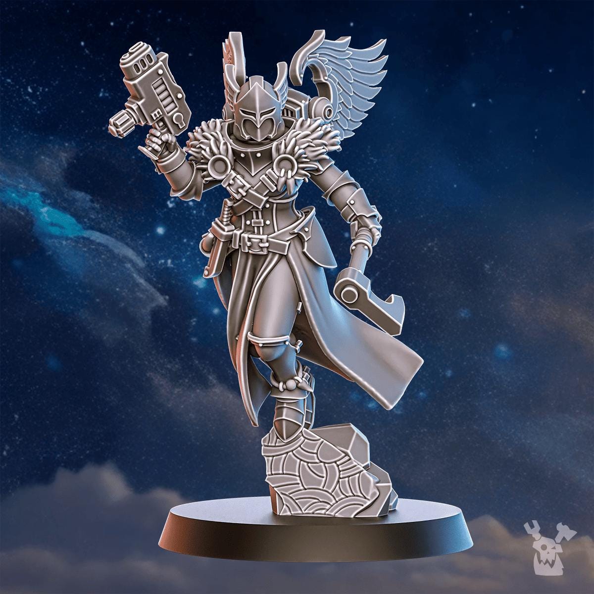 Valkyries Squad x5 – Space Wolves Proxy, DakkaDakka – 3D printed 16K resin miniature – photo 6 of 10