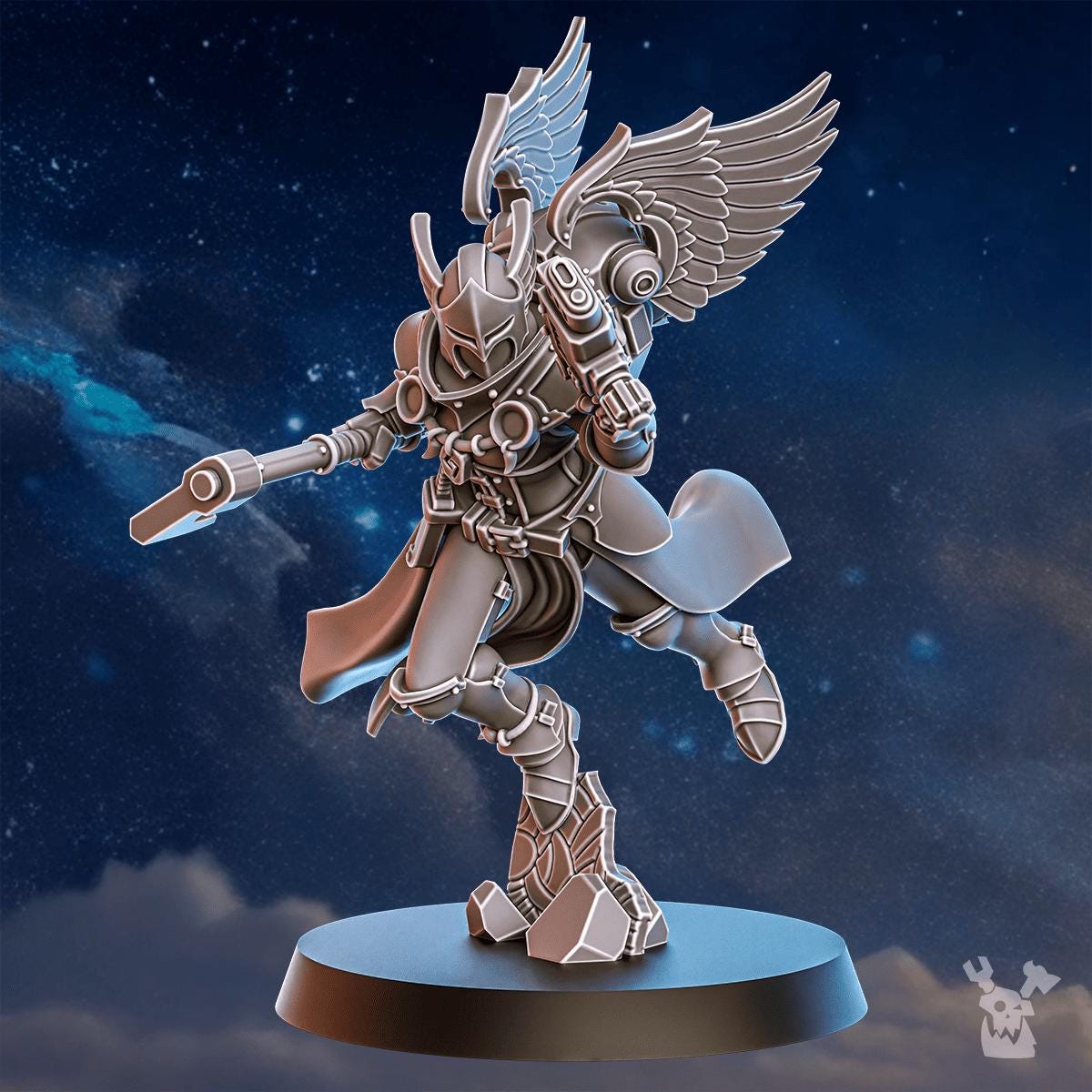 Valkyries Squad x5 – Space Wolves Proxy, DakkaDakka – 3D printed 16K resin miniature – photo 10 of 10