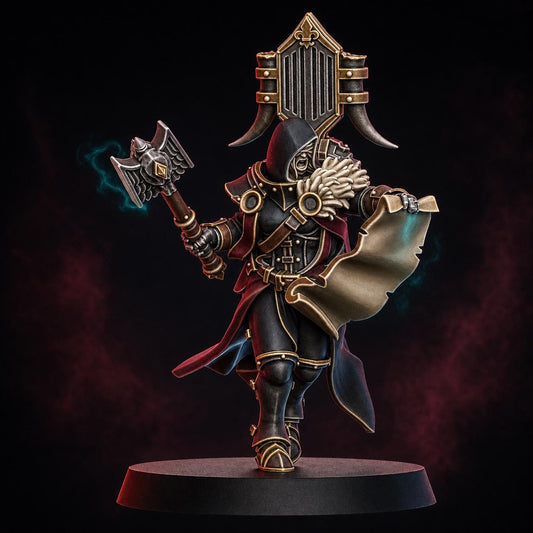 Stormpride Pride Caller – Space Wolves Proxy, DakkaDakka – 3D printed 16K resin miniature – main photo