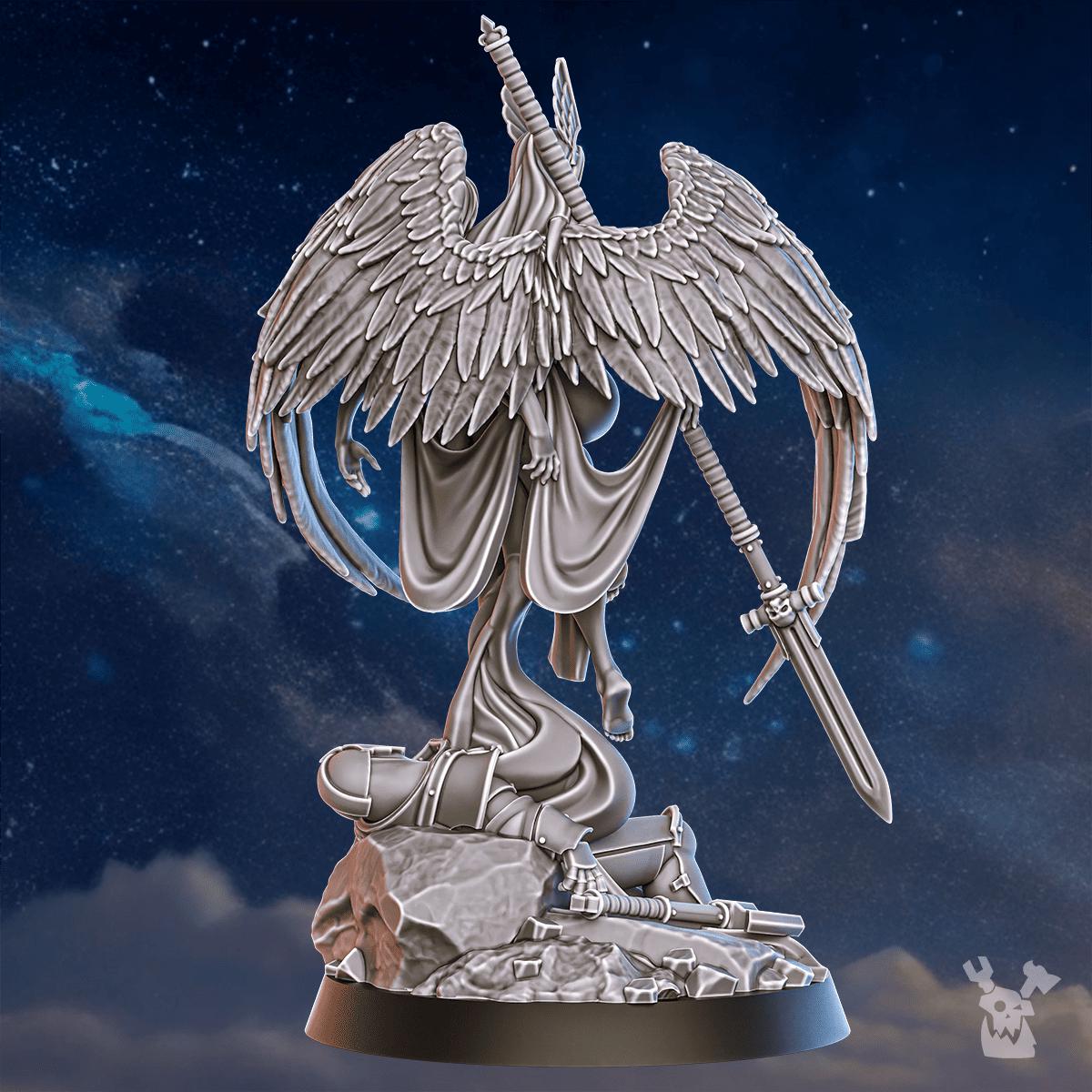 Valkyries Warmaster Air – Space Wolves Proxy, DakkaDakka – 3D printed 16K resin miniature – photo 5 of 9
