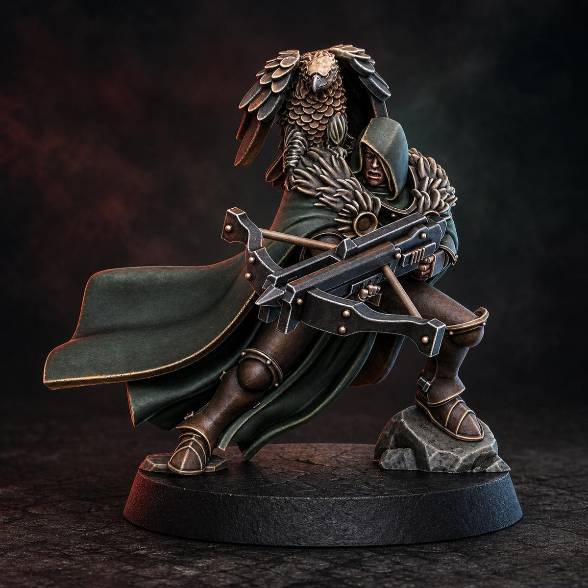 Blackhide Tribe Archer – Warhammer 40k Compatible Miniature, DakkaDakka – 3D printed 16K resin miniature – main photo