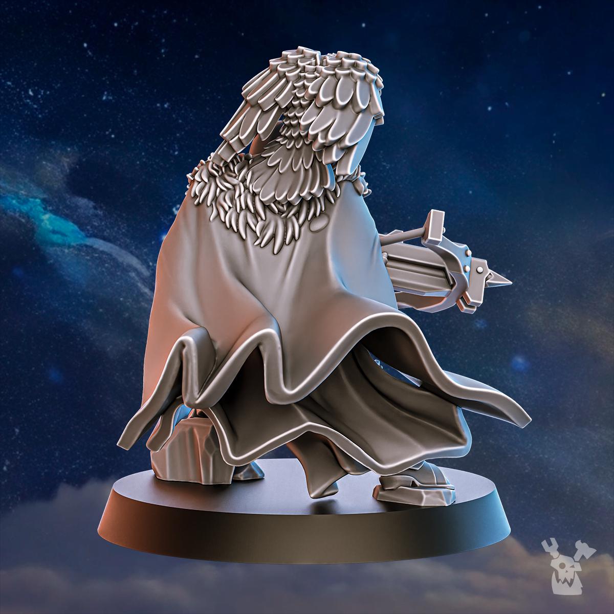 Blackhide Tribe Archer – Warhammer 40k Compatible Miniature, DakkaDakka – 3D printed 16K resin miniature – photo 7 of 7