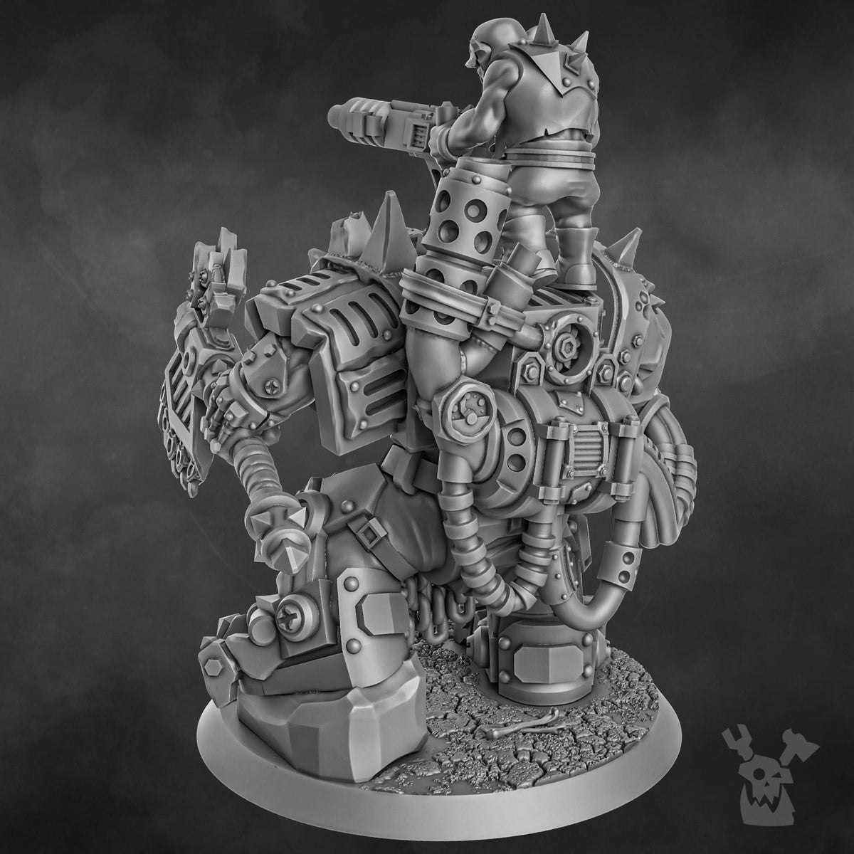Da Arma Boss – Ork Proxy, DakkaDakka – 3D printed 16K resin miniature – photo 4 of 7