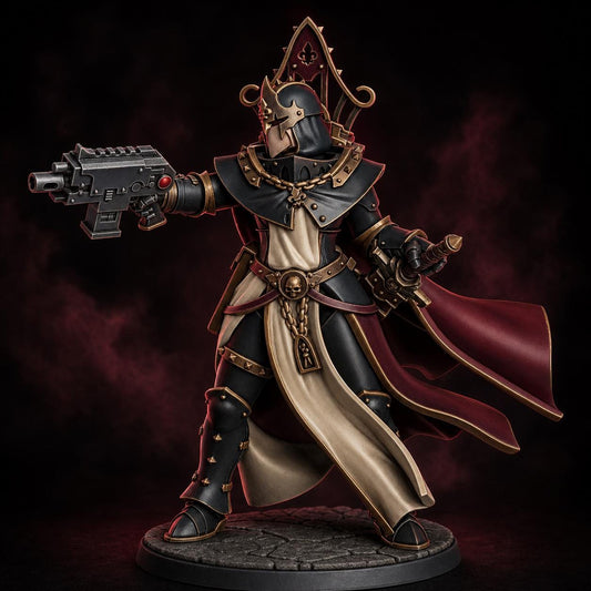 Sister Of Guilt – Adepta Sororitas Proxy, DakkaDakka – 3D printed 16K resin miniature – main photo
