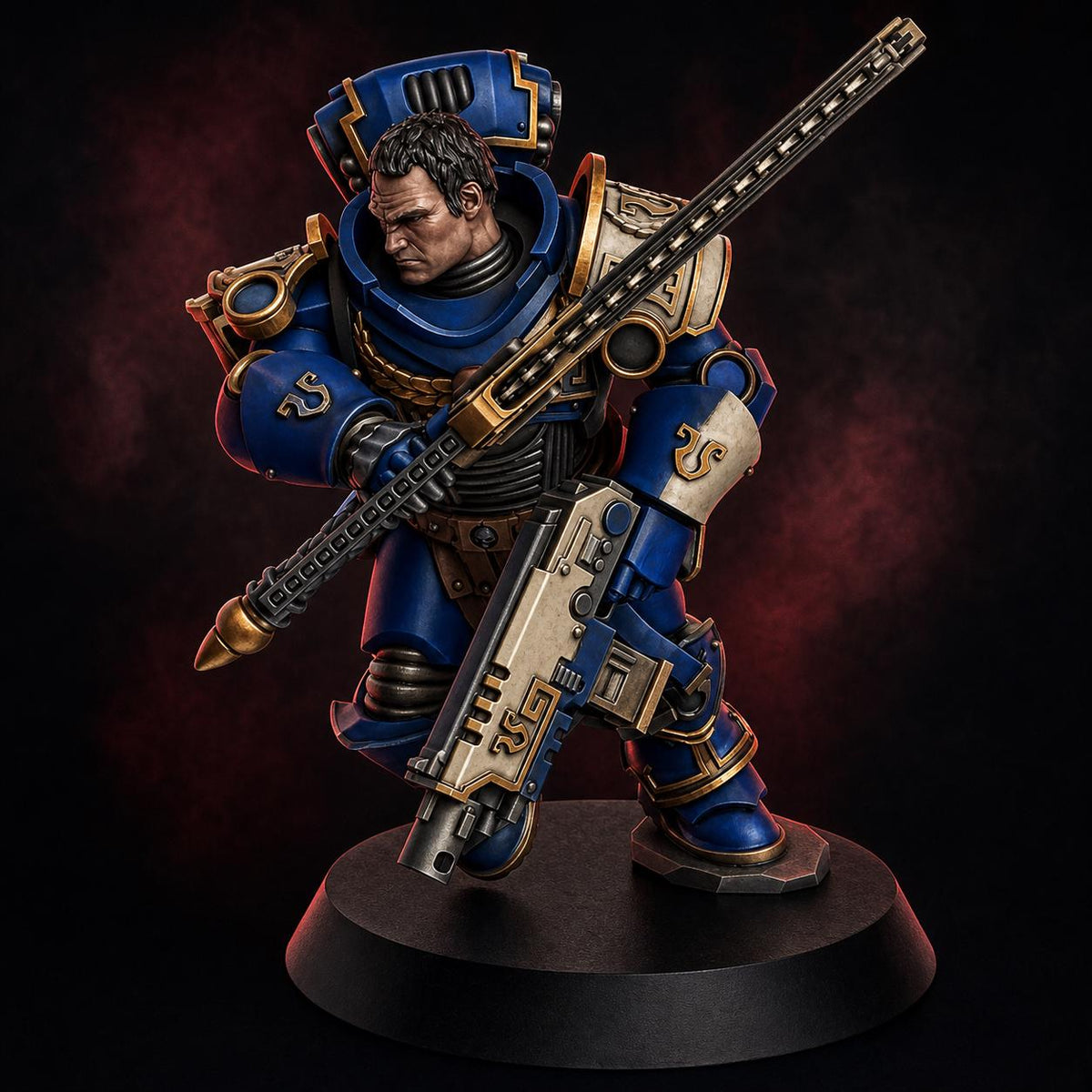 Caelus – Warhammer 40k Compatible Miniature, DakkaDakka – 3D printed 16K resin miniature – main photo