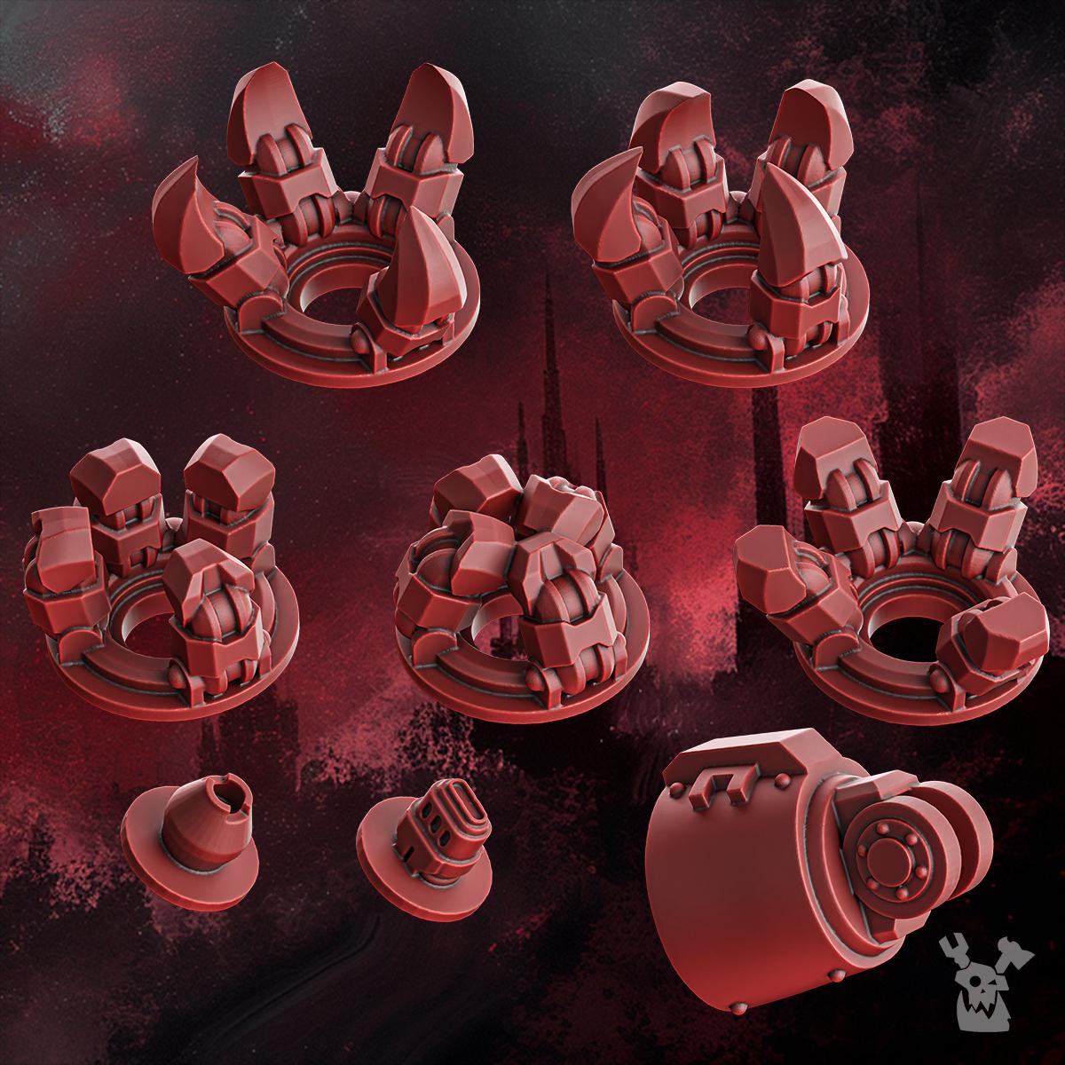 Crimson Wings Ancient Walker – Warhammer 40k Compatible Miniature, DakkaDakka – 3D printed 16K resin miniature – photo 3 of 5