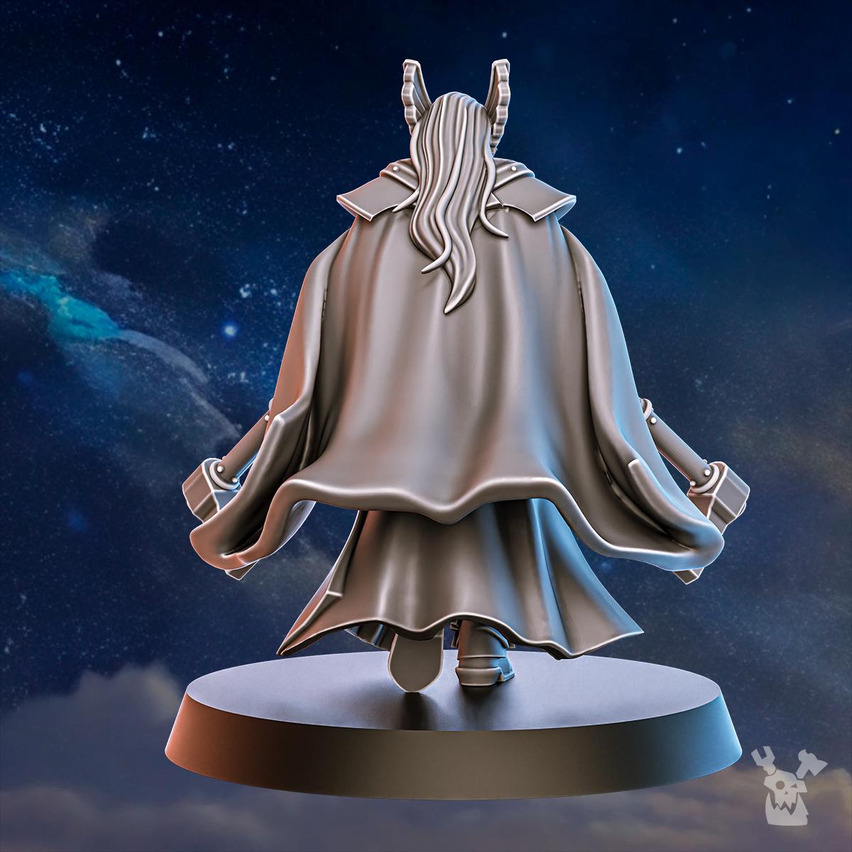 Blackhide Tribe Duelist – Warhammer 40k Compatible Miniature, DakkaDakka – 3D printed 16K resin miniature – photo 5 of 5