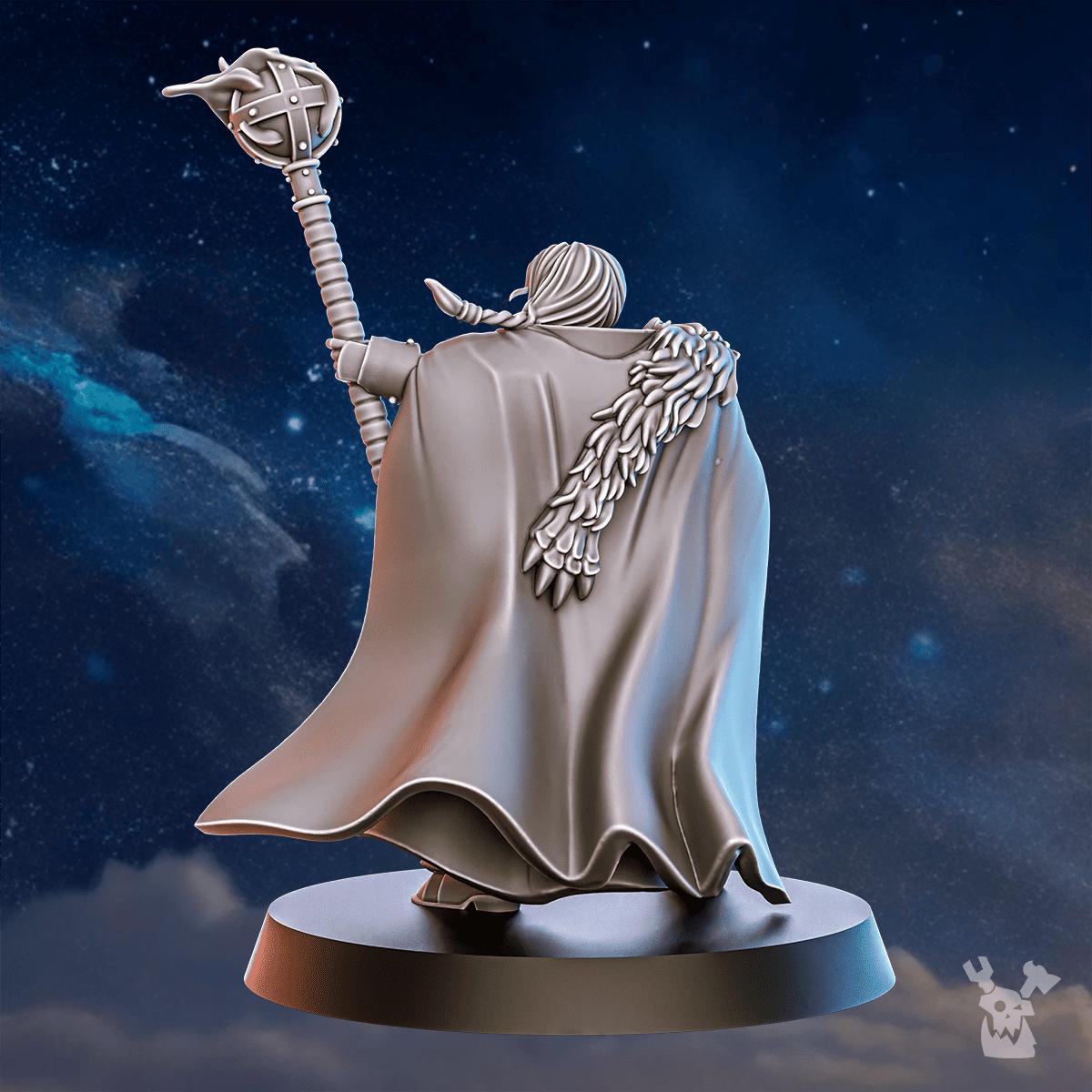 Blackhide Tribe Signalist – Warhammer 40k Compatible Miniature, DakkaDakka – 3D printed 16K resin miniature – photo 5 of 5