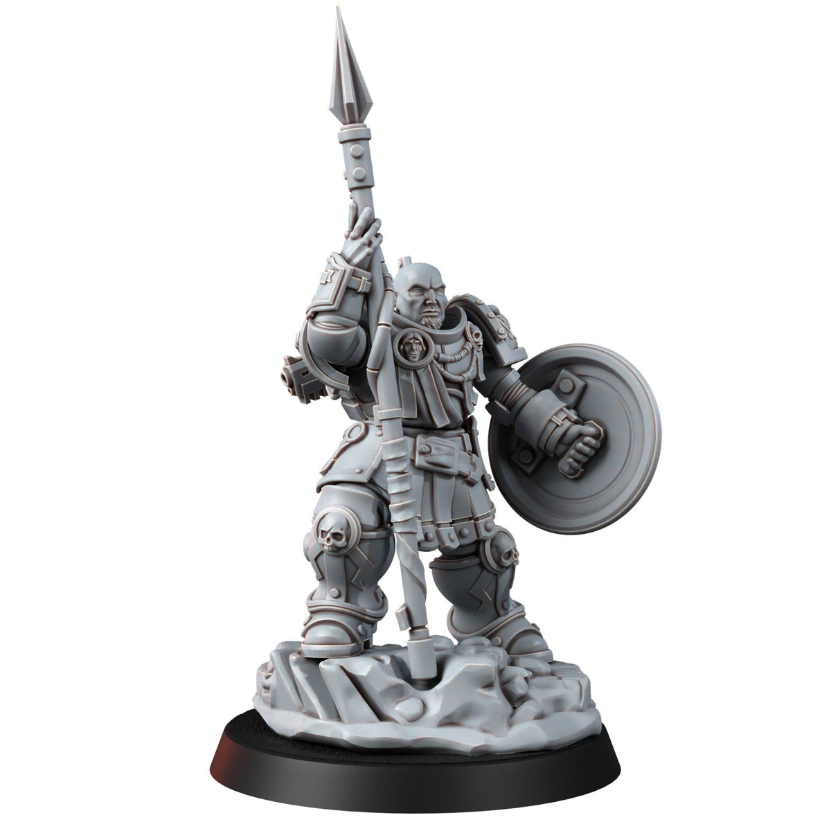 Imperial Polemarchos – Space Marines Proxy, Wargame Exclusive – 3D printed 16K resin miniature – photo 7 of 10