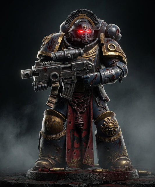Imperial Veterans Squad – Space Marines Proxy, Wargame Exclusive – 3D printed 16K resin miniature – main photo