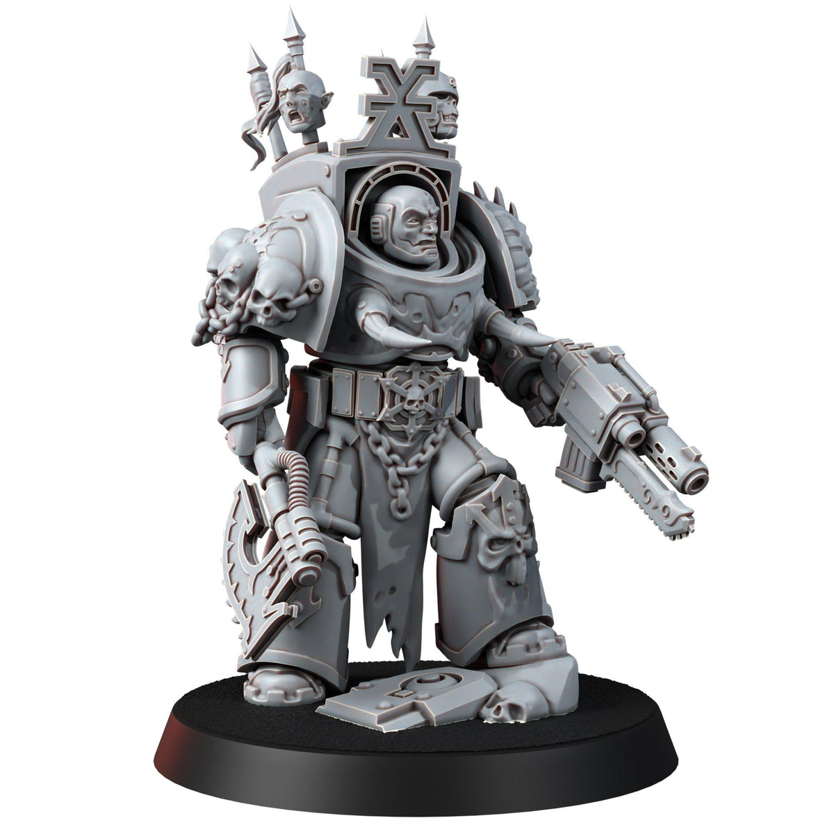 Red Butchers Heavy Guard Exo-Armour – Space Marines Proxy, Wargame Exclusive – 3D printed 16K resin miniature – photo 3 of 7