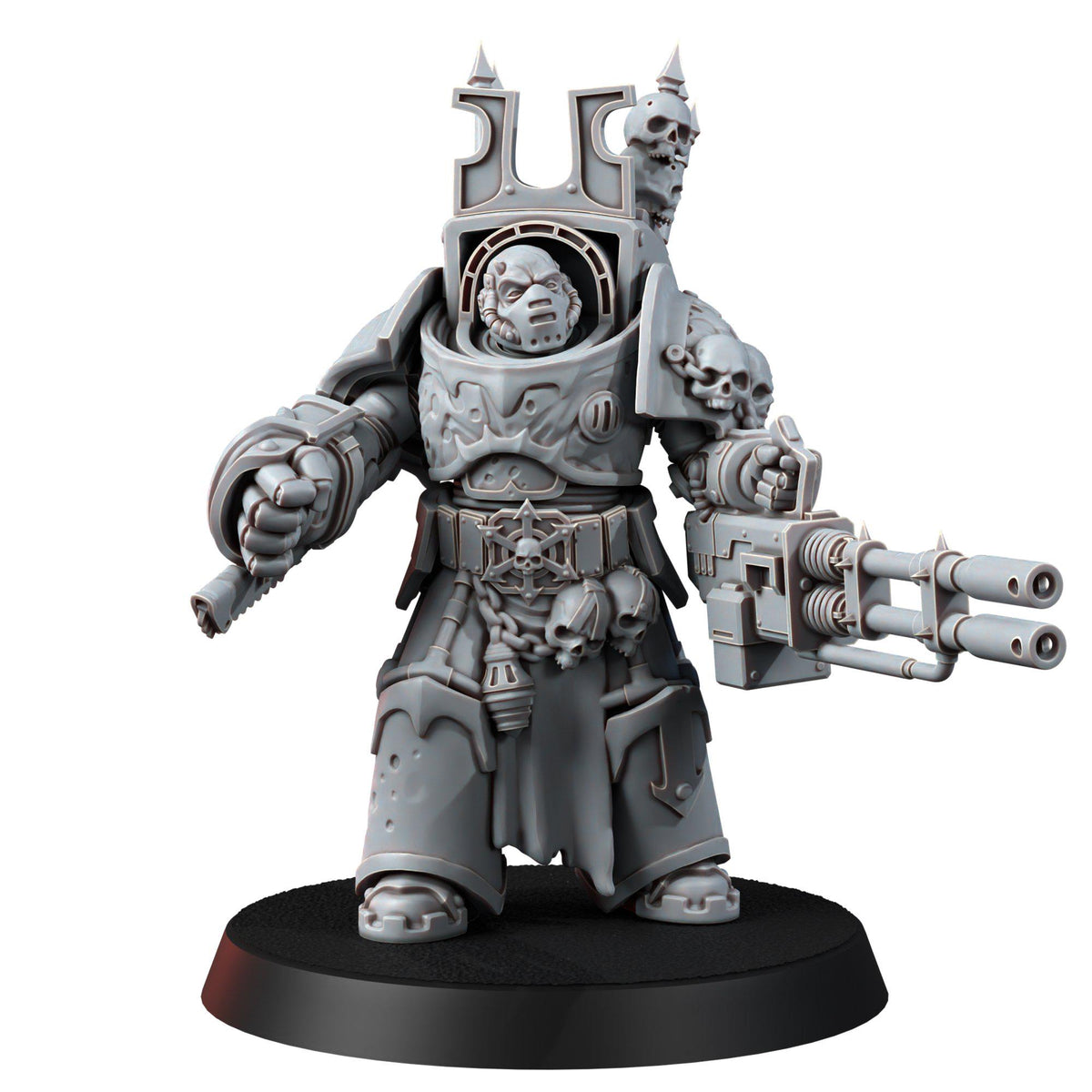 Red Butchers Heavy Guard Exo-Armour – Space Marines Proxy, Wargame Exclusive – 3D printed 16K resin miniature – photo 4 of 7